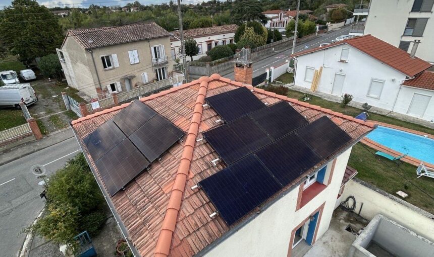 Installation panneaux photovoltaique Mons 31280 haute garonne rotated